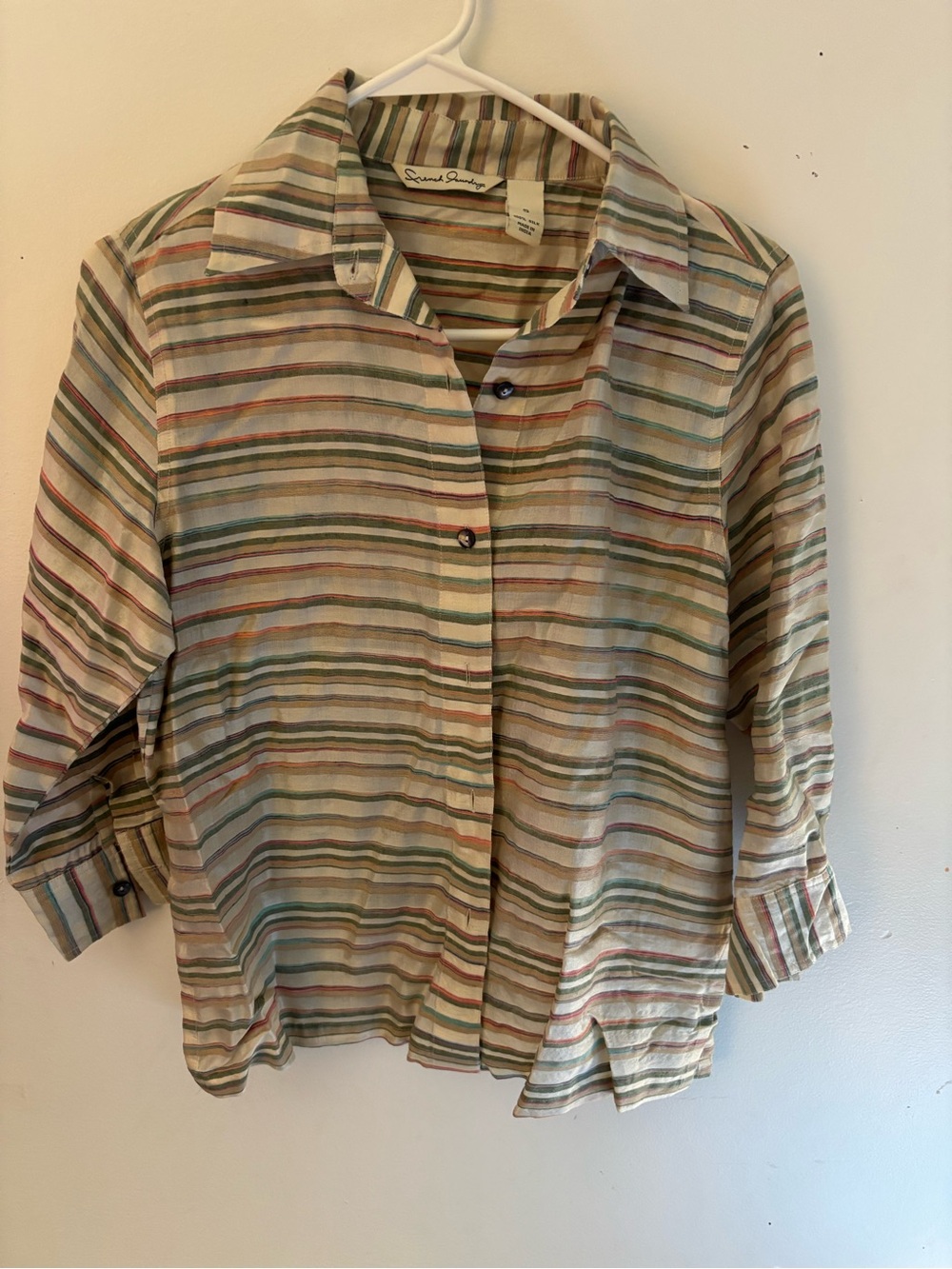French Laundry Multicolor Striped Button-Up Shirt